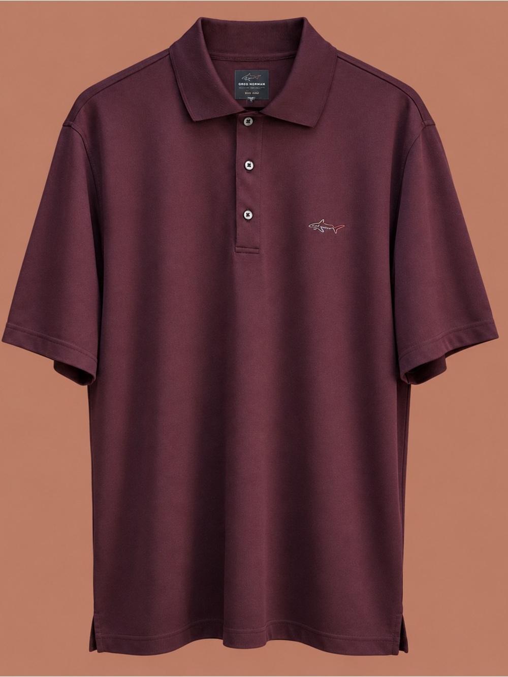 Men’s Greg Norman for Tasso Elba Five Iron Polo - M